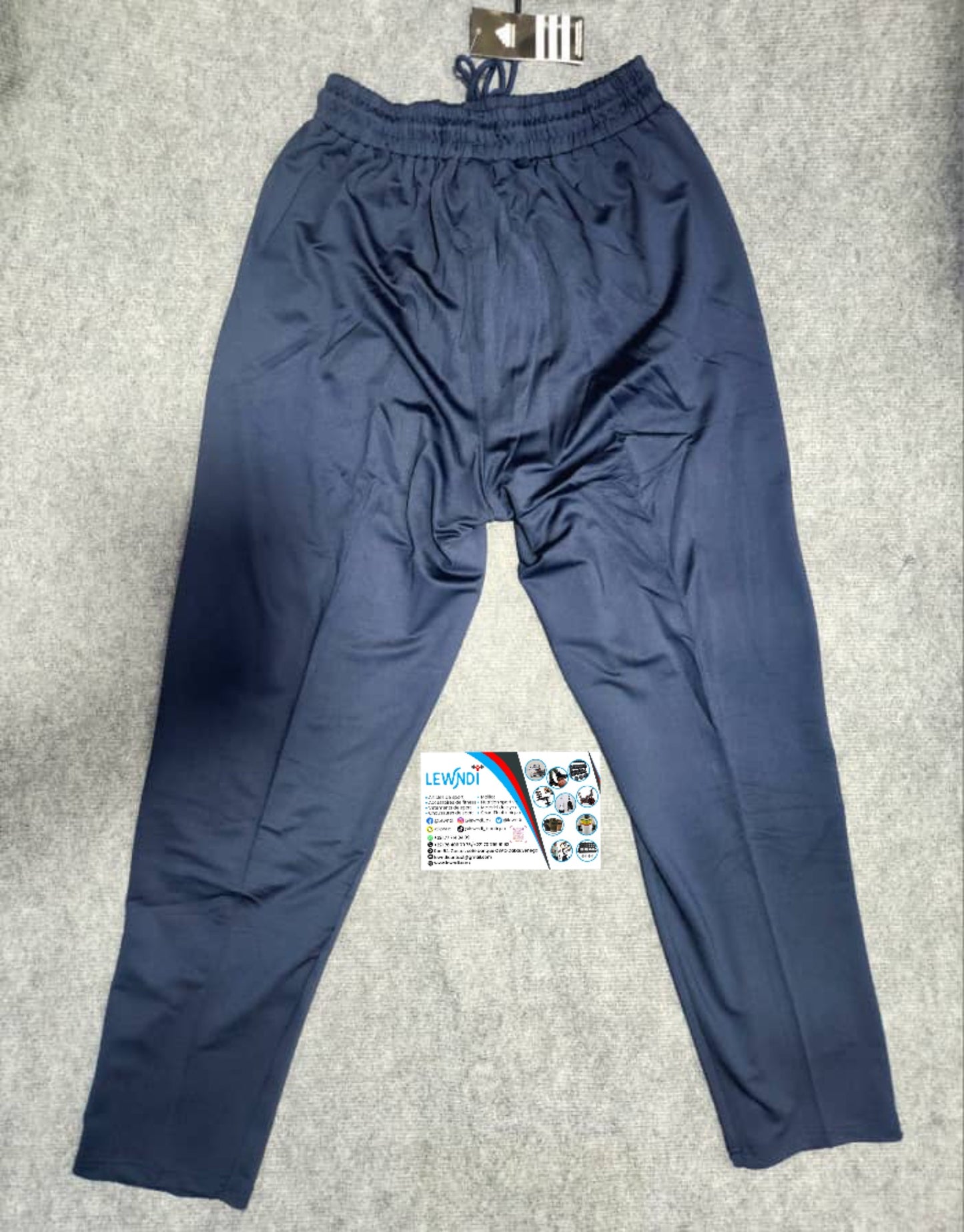 Pantalon jogging sport Adidas (Bleu Foncé) avec fermeture TSPJ02