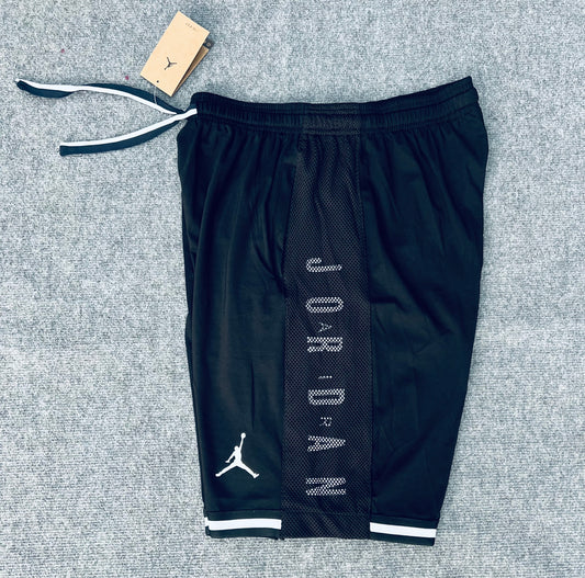 Short loisir Jordan noir (bande blanc) avec fermeture SSMSJ06