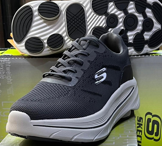 Chaussure Skechers (Arch) Gris avec lacets