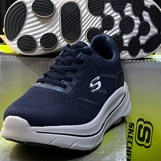 Chaussure Skechers (Arch) Bleu avec lacets
