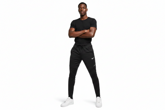 Pantalon jogging en coton avec fermeture – Confort & Style (Ni-ke) (Bleu et Noir disponible) PJCMSP01