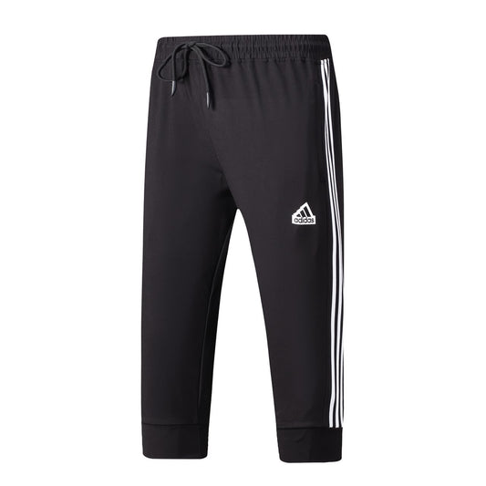 Pantacourt jogging sport en coton avec fermeture – Confort & Style (Adi-das) (Bleu et Noir disponible) PCJCMSP04