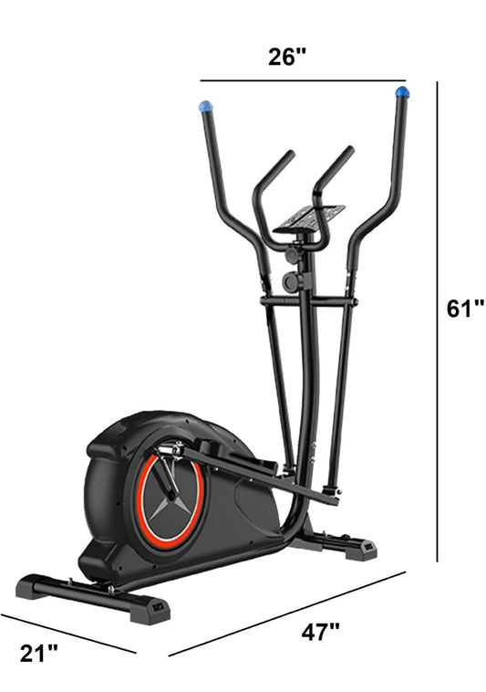Entraîneur elliptiques magnétiques avec 8 niveaux de résistance avec poignée réglable