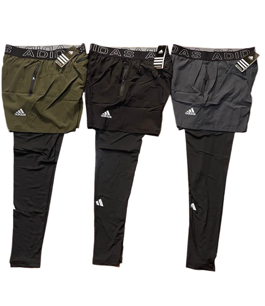 Nouveaux Shorts de Sport Adidas avec Leggings intégrés MTSSPB01