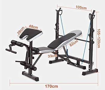 Support d’haltères multifonctionnel à haute traction Squat Rack Bench Press Fitness