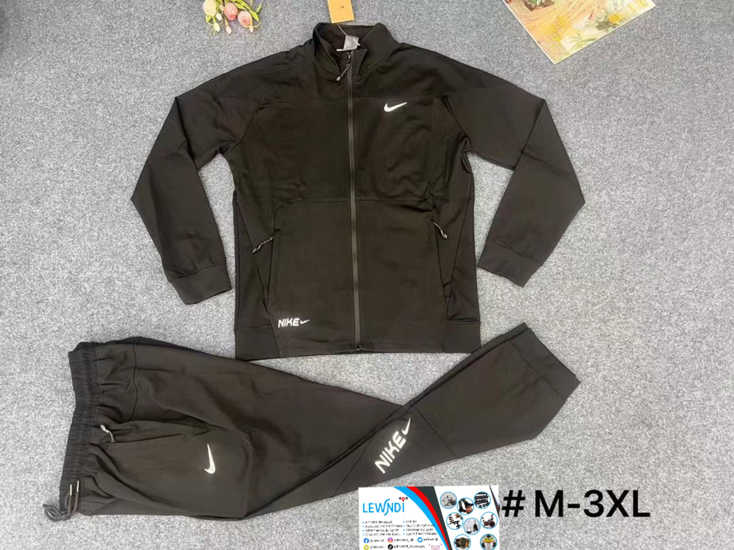 Ensemble Survêtement classique Noir Nike MSSN03
