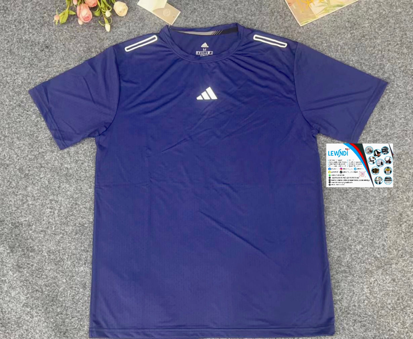 T-shirt sport fitness adidas (Bleu) MSTS02