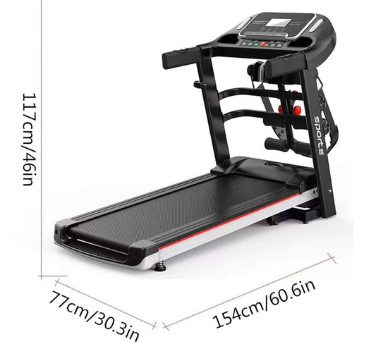 Tapis de course multifonction avec rouleaux de massage & écran digital (BTSS)