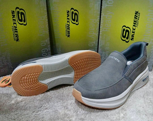 Chaussure Skechers Enfiler (Arch) Gris