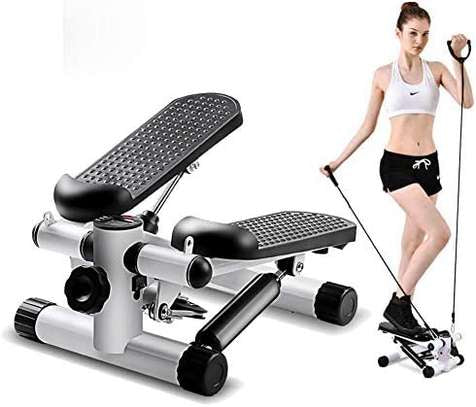 Mini Stepper avec écran Multifonctions et Cordes Élastique