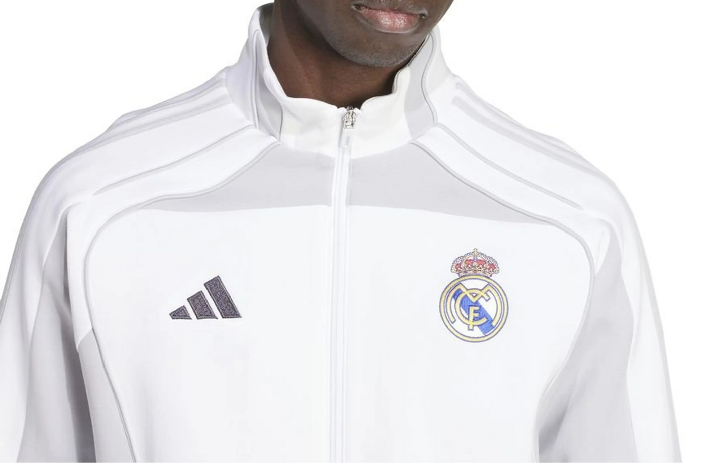 Ensemble survêtement REAL MADRID Saison 2025-2025 URBAN PURIST (BLANC/GRIS)