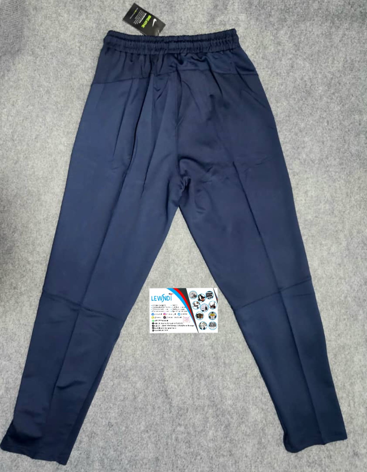 Pantalon jogging sport Nike (bleu foncé) avec fermeture TSPJ08