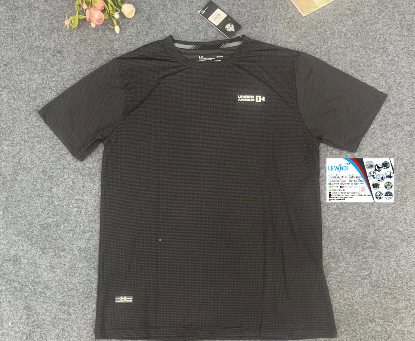 T-shirt sport fitness UA pro (Gris) MSTS14