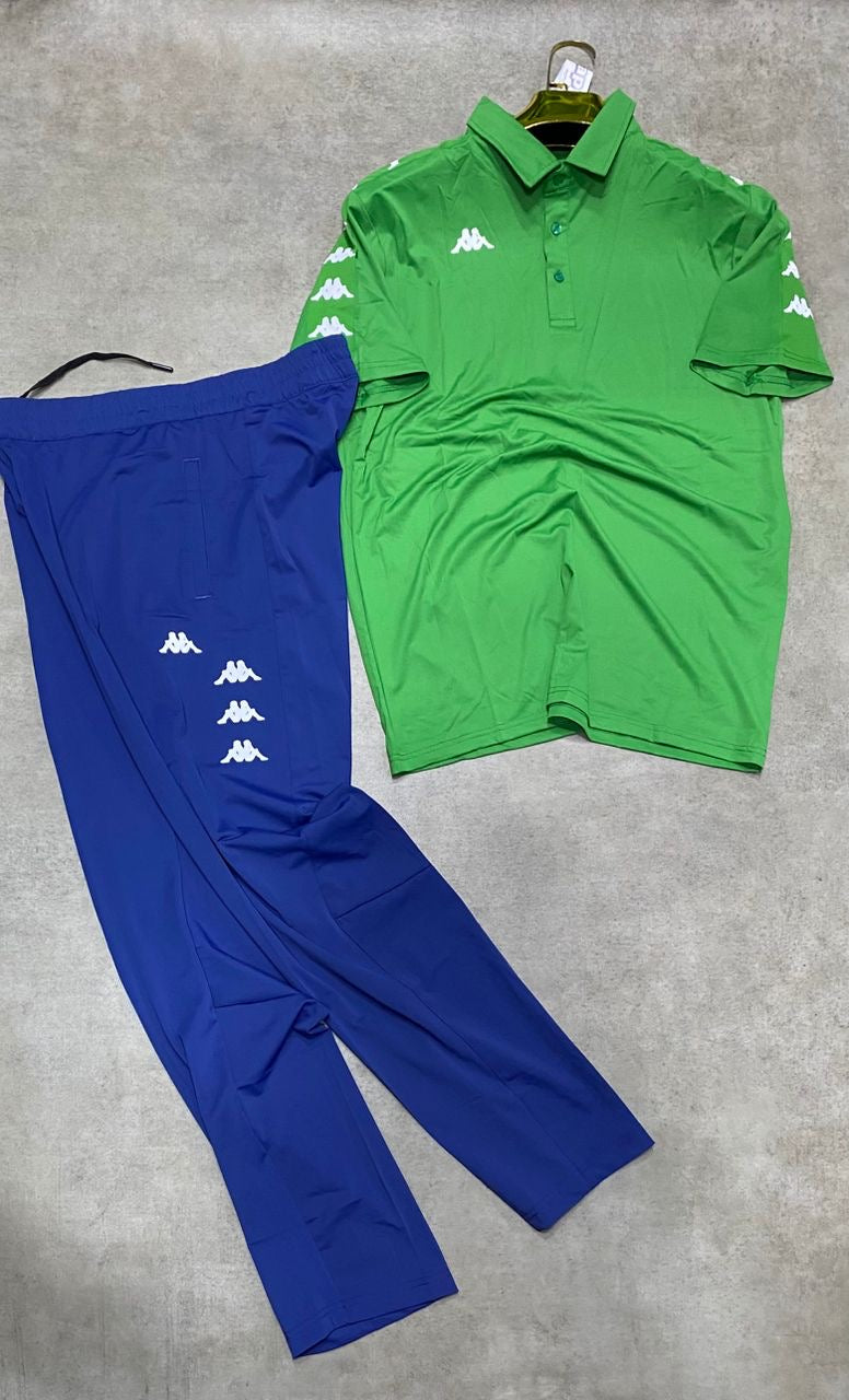 Ensemble Polo & Jogging Kappa (Vert/Bleu)– Style Sport Premium