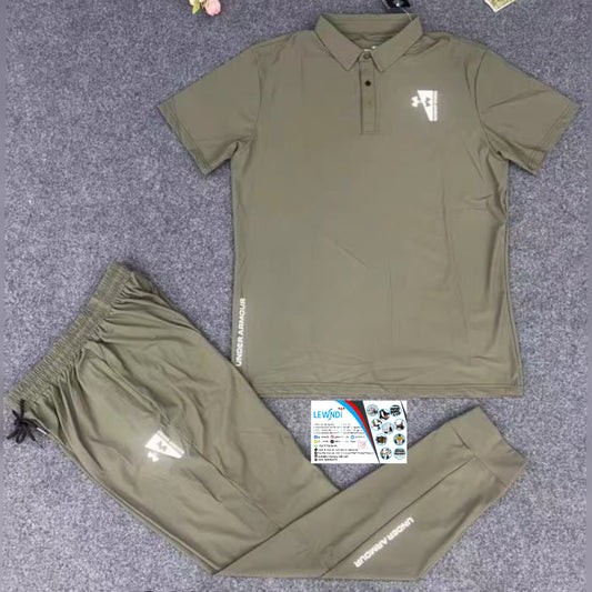 Ensemble classique col roulé avec pantalon (Vert) Under Armour ECPMS07