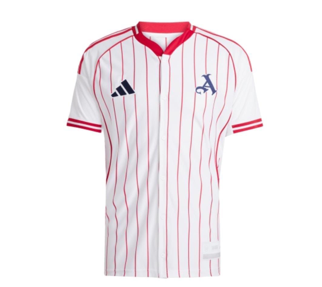 Le maillot de baseball Arsenal (blanc) classique