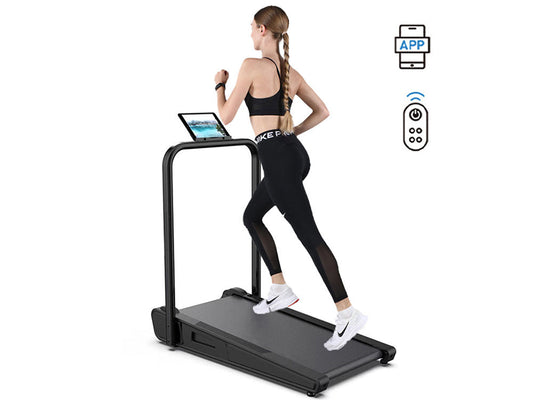 Tapis de course connecté pliable avec application & télécommande (BTSS)