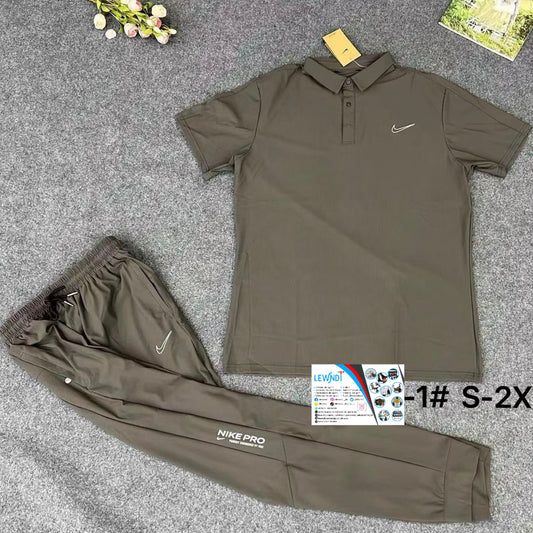 Ensemble classique col roulé avec pantalon (Gris) Nike ECPMS03