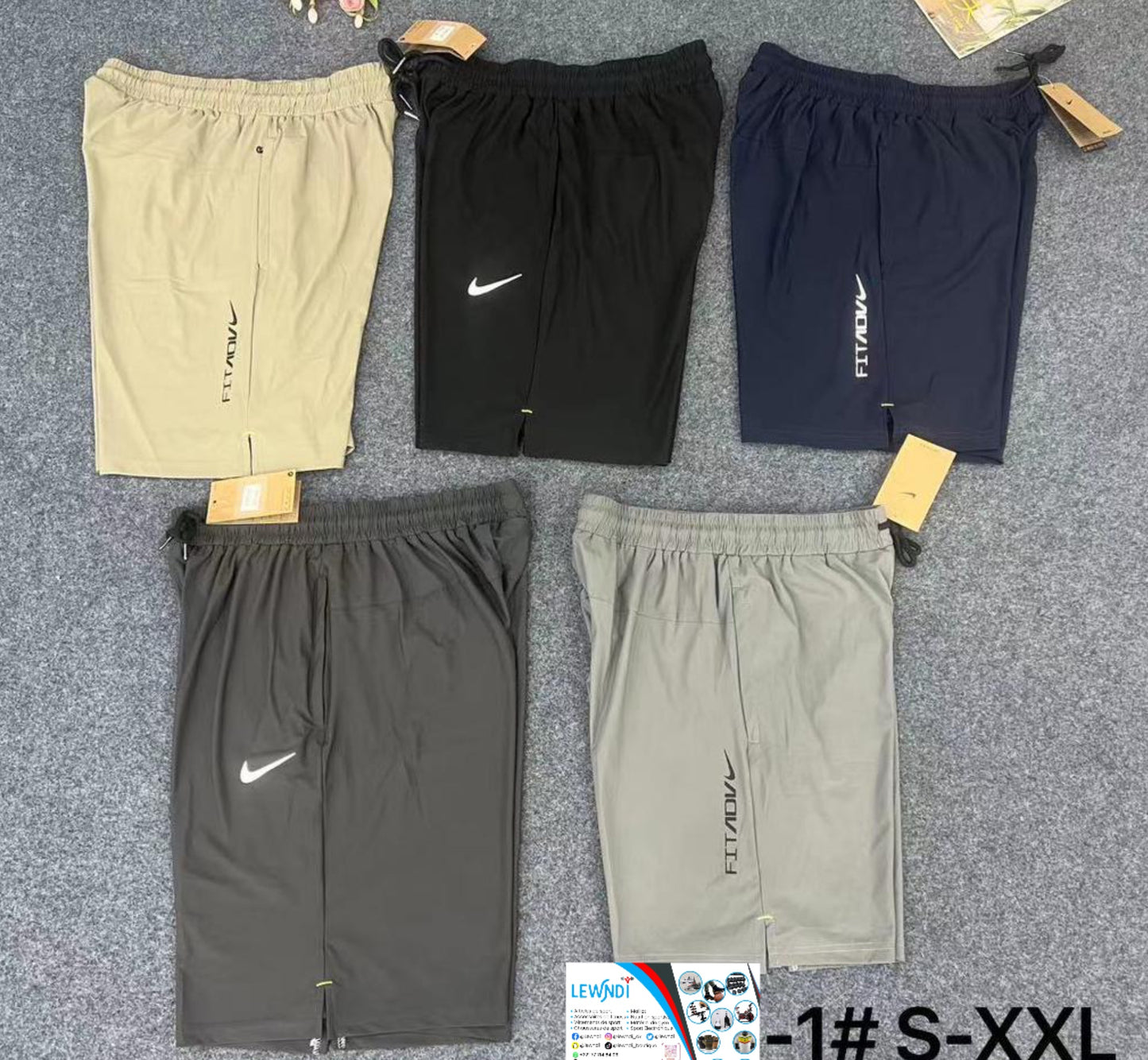 Short Nike Fit ADV Sport (5 couleurs) avec fermeture