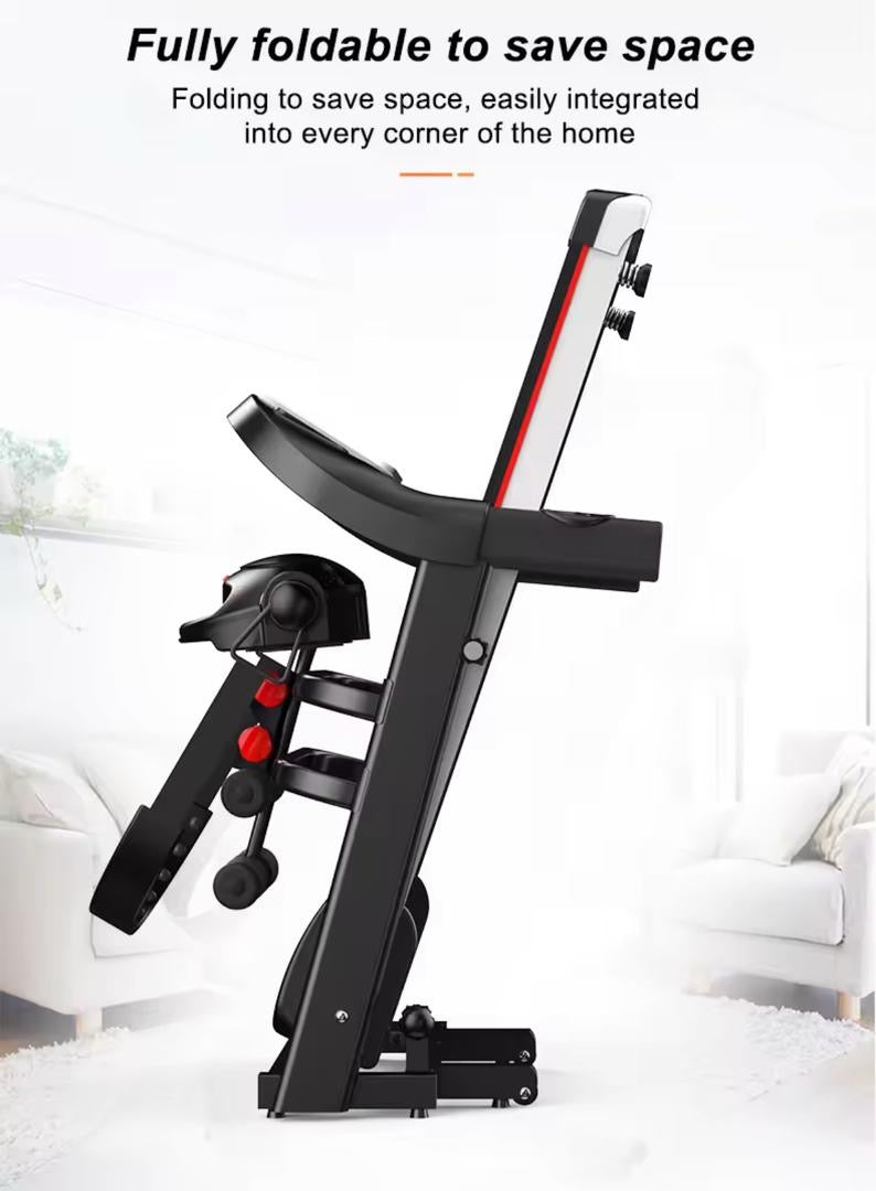 Tapis de course multifonction avec rouleaux de massage & écran digital (BTSS)