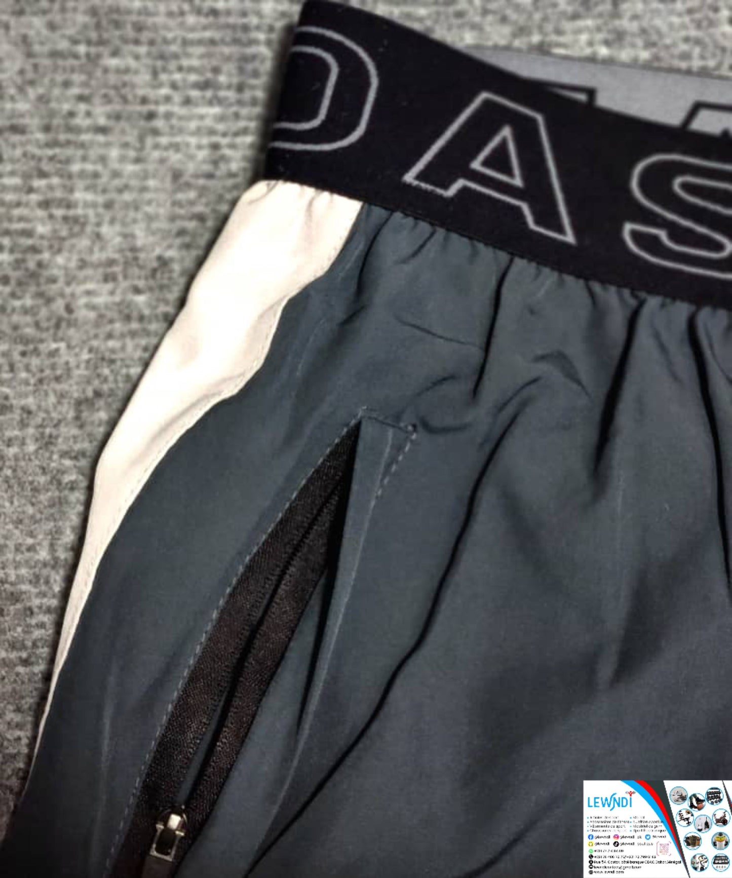 Short avec Cuissard (Gris) Adidas Pro LSSC10
