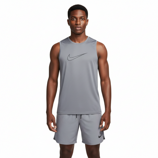 Ensemble de sport Débardeur avec short Nike swoosh (Gris) MSEDSN10