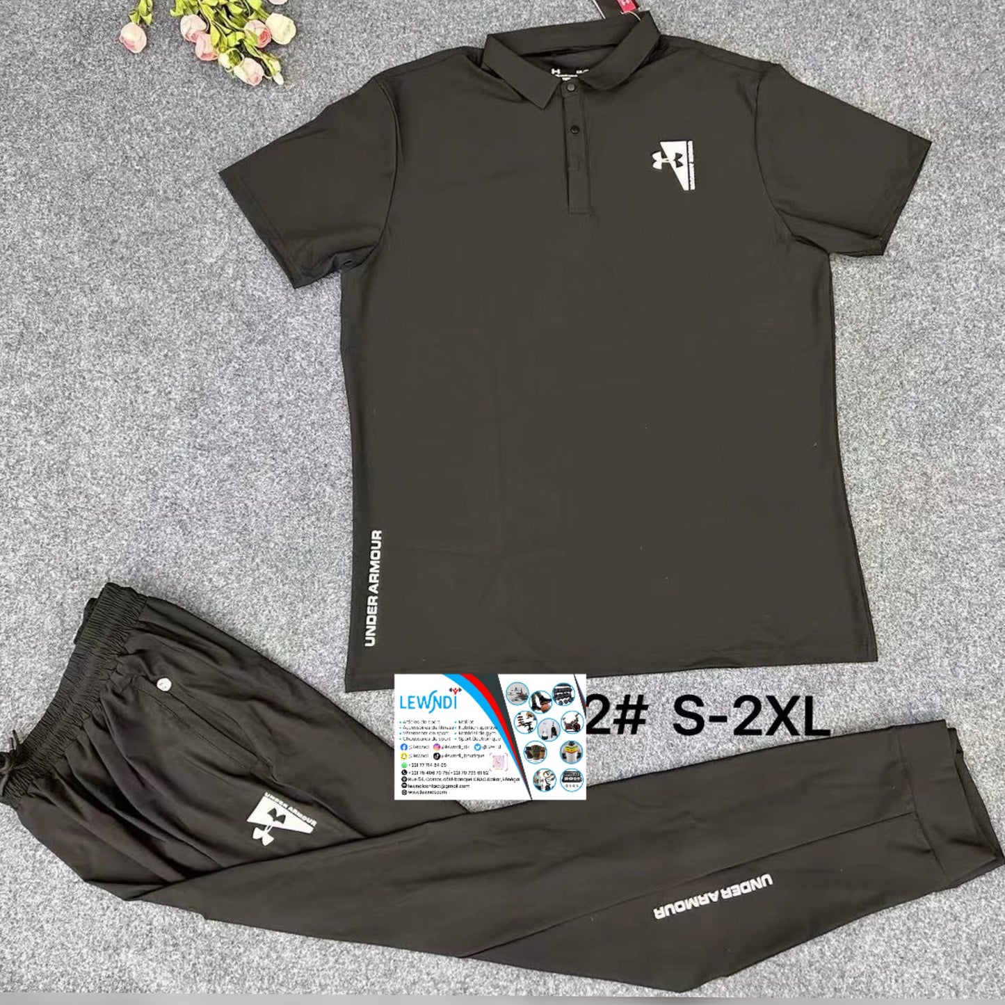 Ensemble classique col roulé avec pantalon (Noir) Under Armour ECPMS10