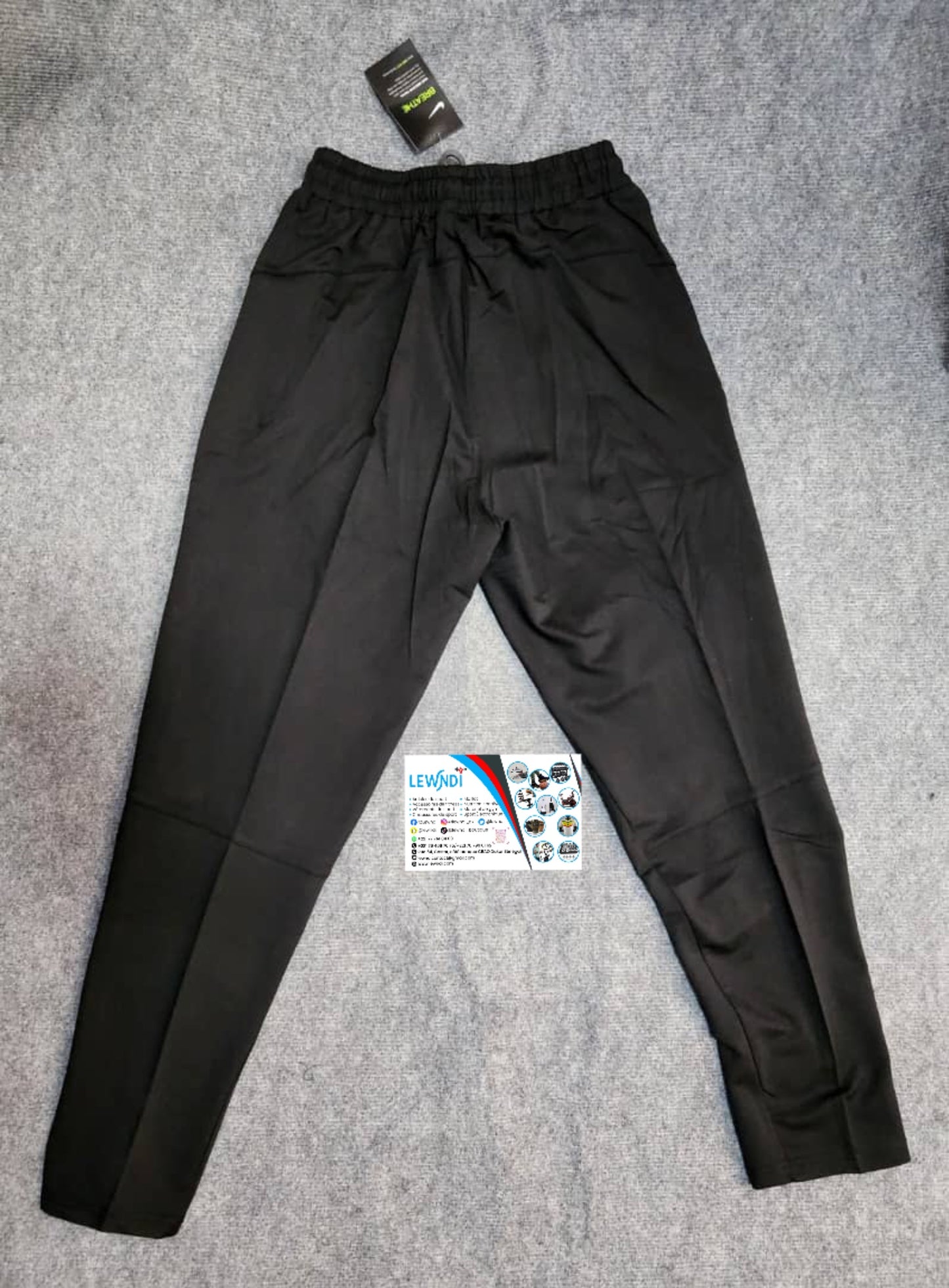 Pantalon jogging sport Nike (noir) avec fermeture TSPJ09