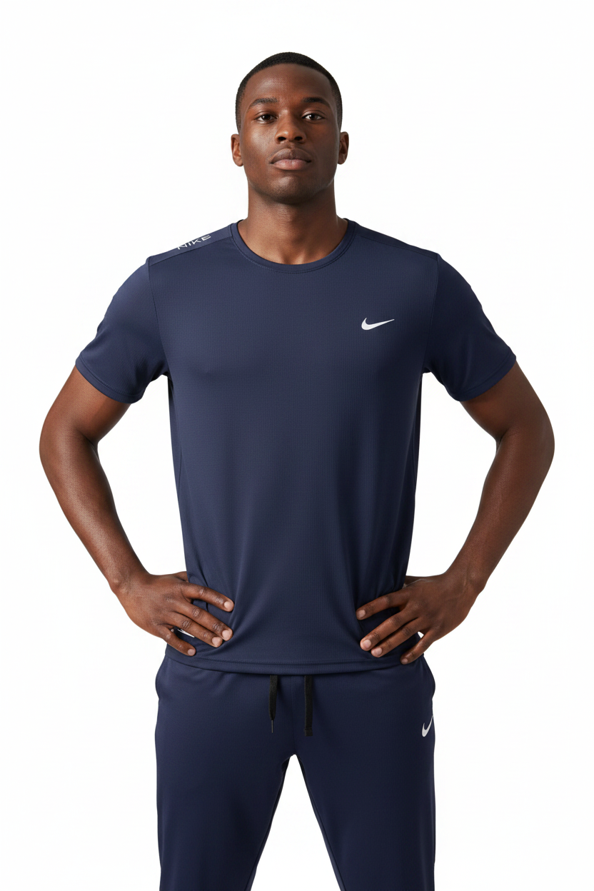 Ensemble Sport (NI-KE) – T-shirt & Pantalon Style Performance Marine TPESMSN10