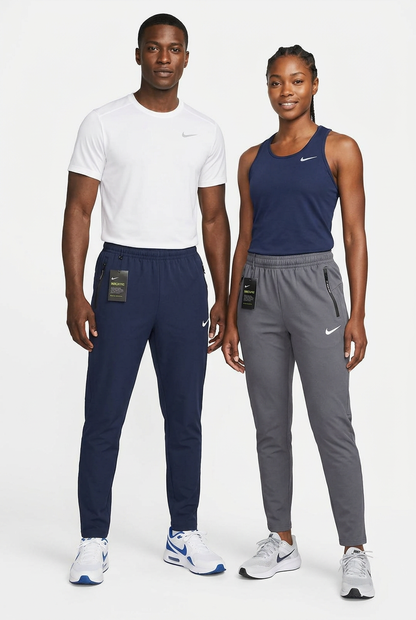 Pantalon jogging coton Nike loisir/sport avec fermeture (unisexe) (3 couleurs disponibles pour choisir)