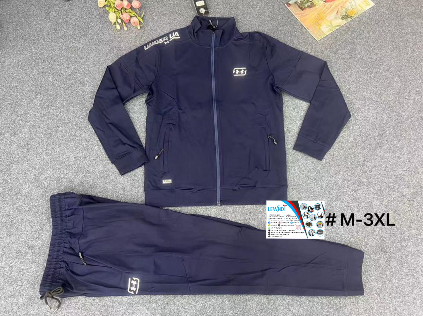 Ensemble Survêtement classique Bleu Under Armour MSSUA03