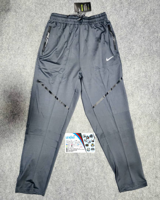 Pantalon jogging sport Nike (gris foncé) avec fermeture TSPJ07