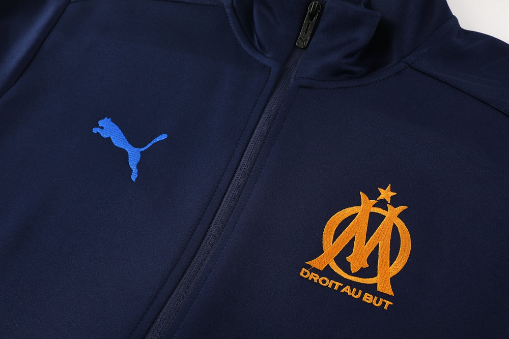 Ensemble Survêtement Olympique de Marseille (Bleu/Orange) Saison 2025