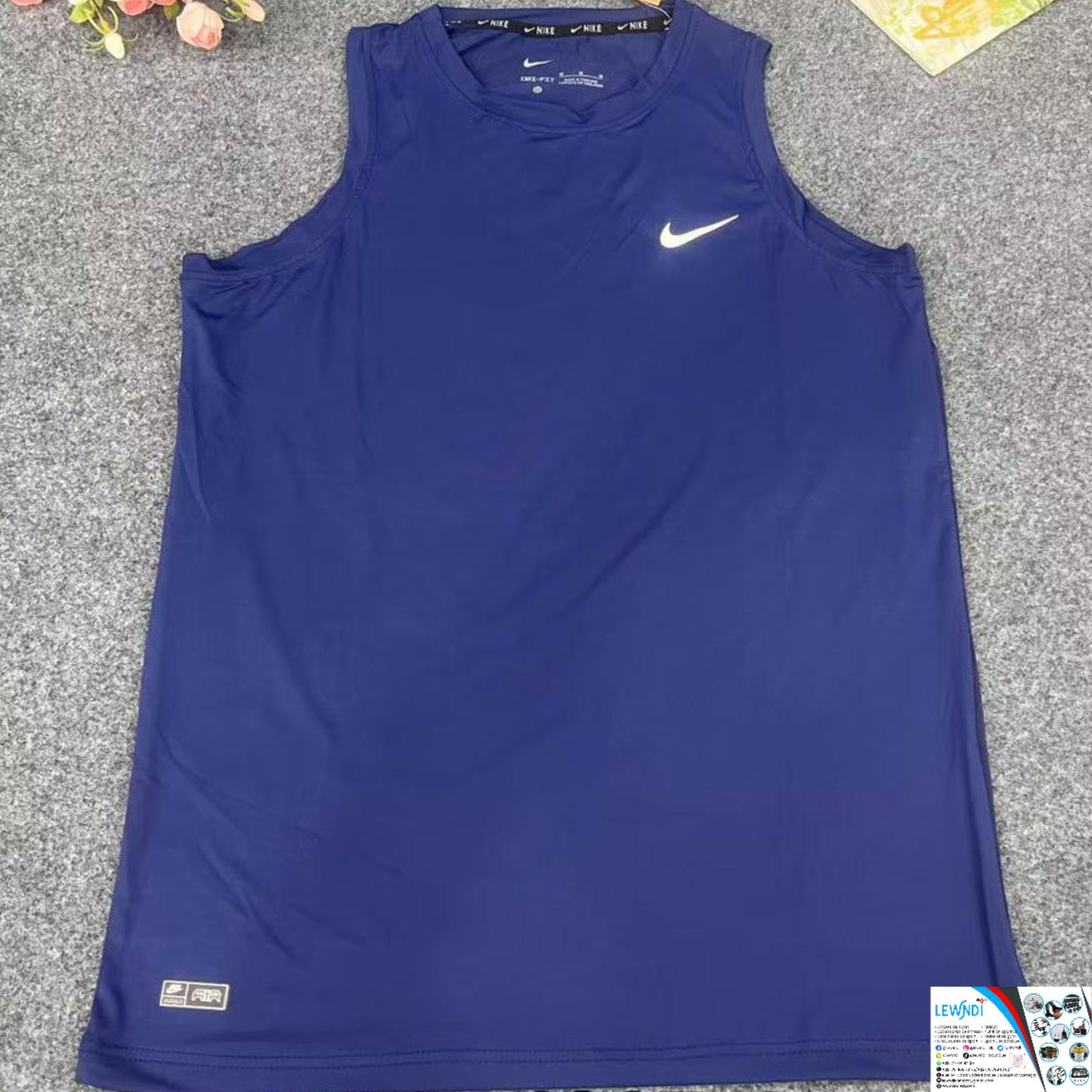 Débardeur sport Nike (Marine) Dri-Fit DMS04