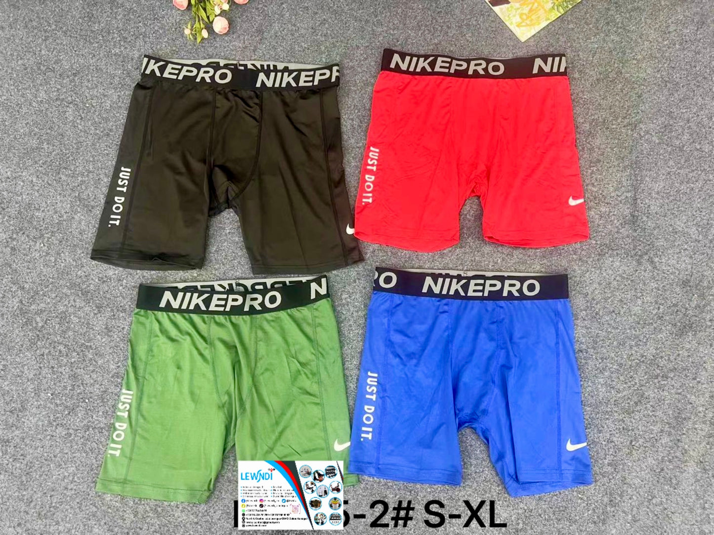 Cuissard Sport Nike pro (4 couleurs) just do it MSCN02