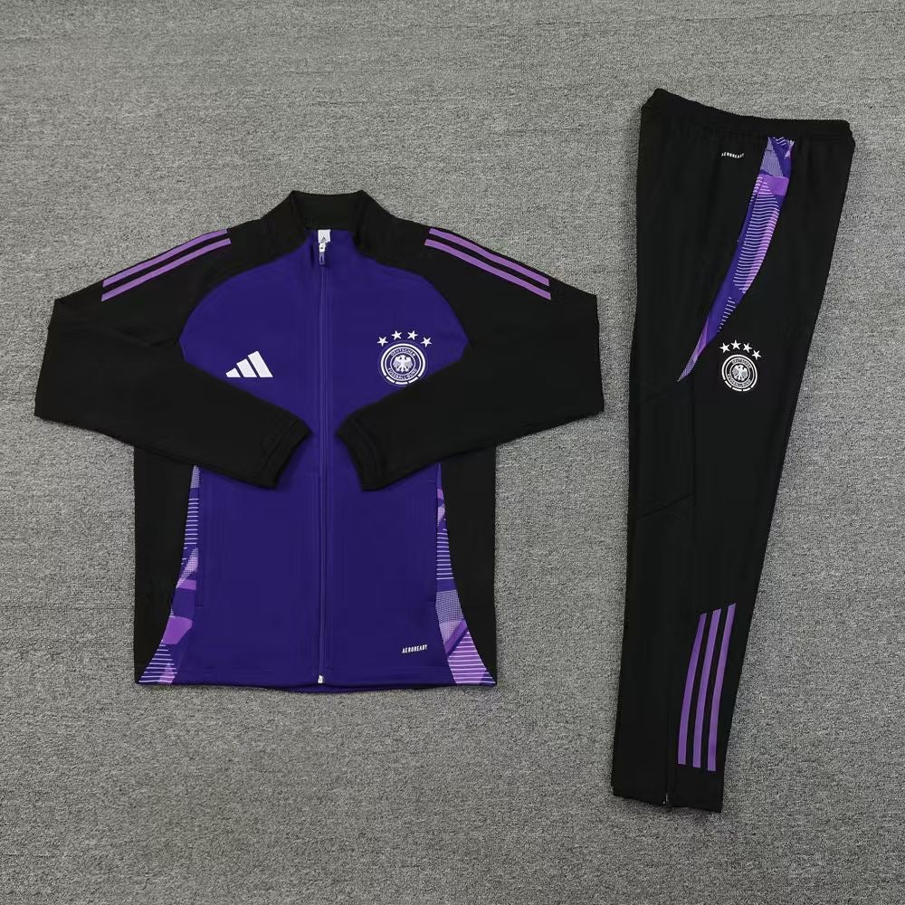 Ensemble Survêtement Allemagne (Violet/Noir) Saison 2024-2025