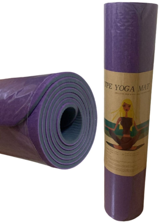 Tapis de yoga antidérapant de 8 mm d'épaisseur
