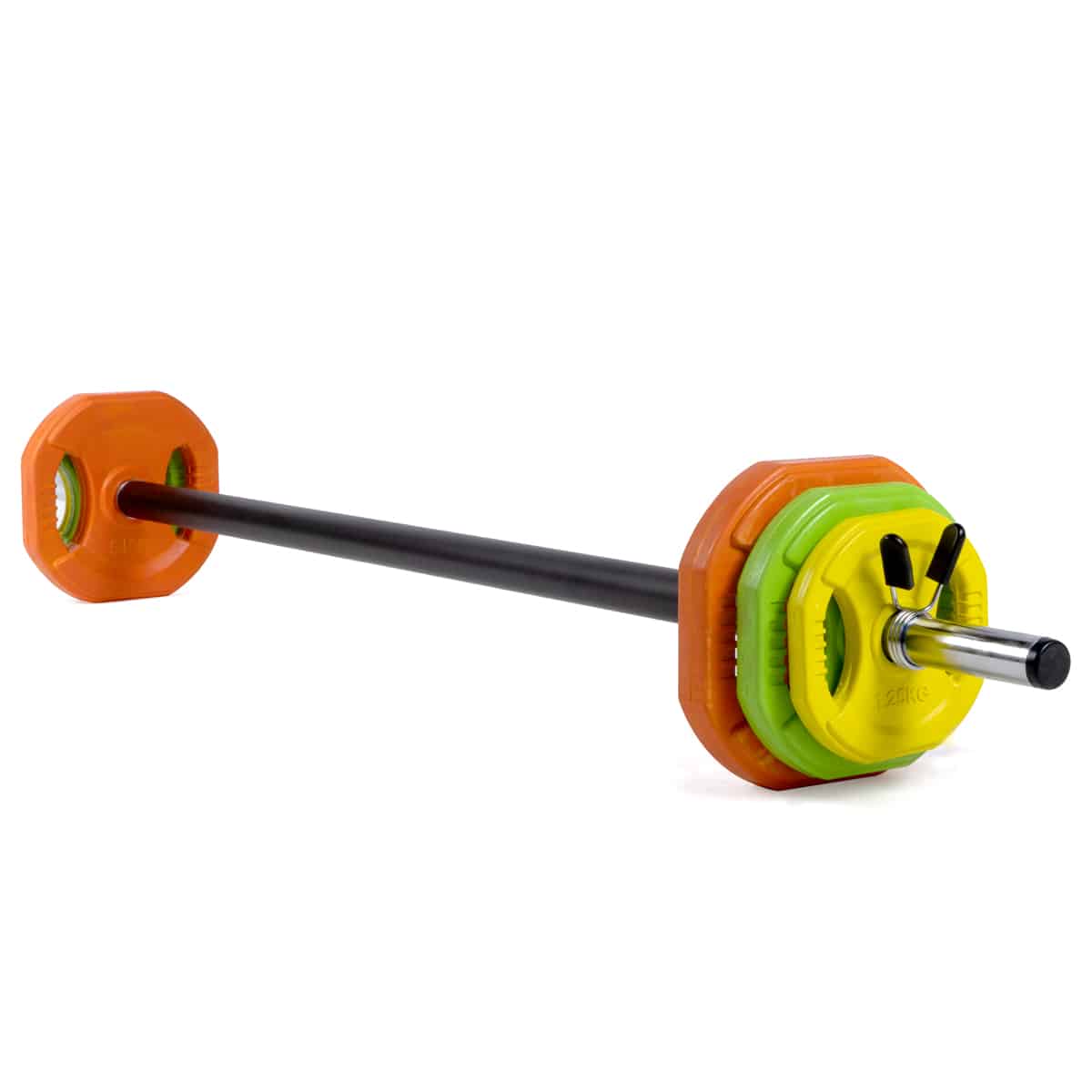 Haltère de pompe en métal texturé de 20 kg
