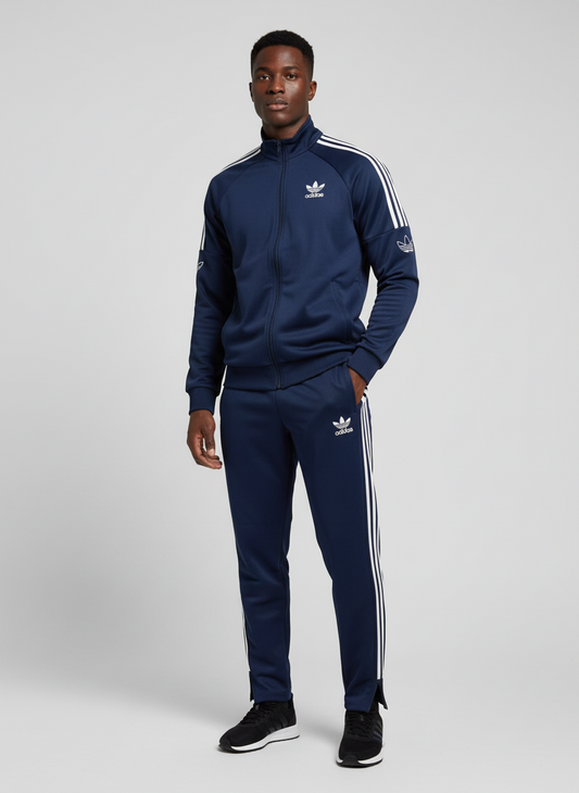 Ensemble Survêtement Loisir Adidas (Marine) avec fermeture