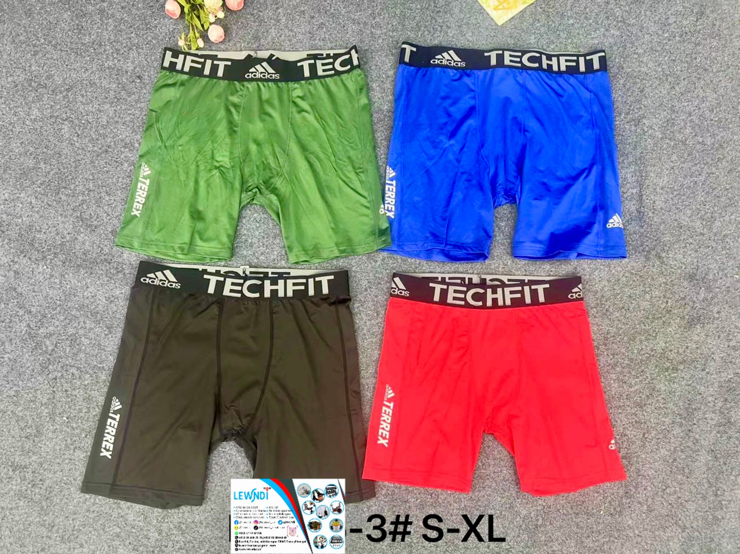 Cuissard Sport Adidas TechFit (4 couleurs) Terrex MSCA03