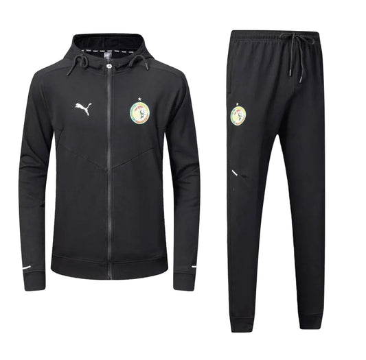 Ensemble Survêtement Senegal avec capuche (coton) (noir/noir) 2026 SMSSC02
