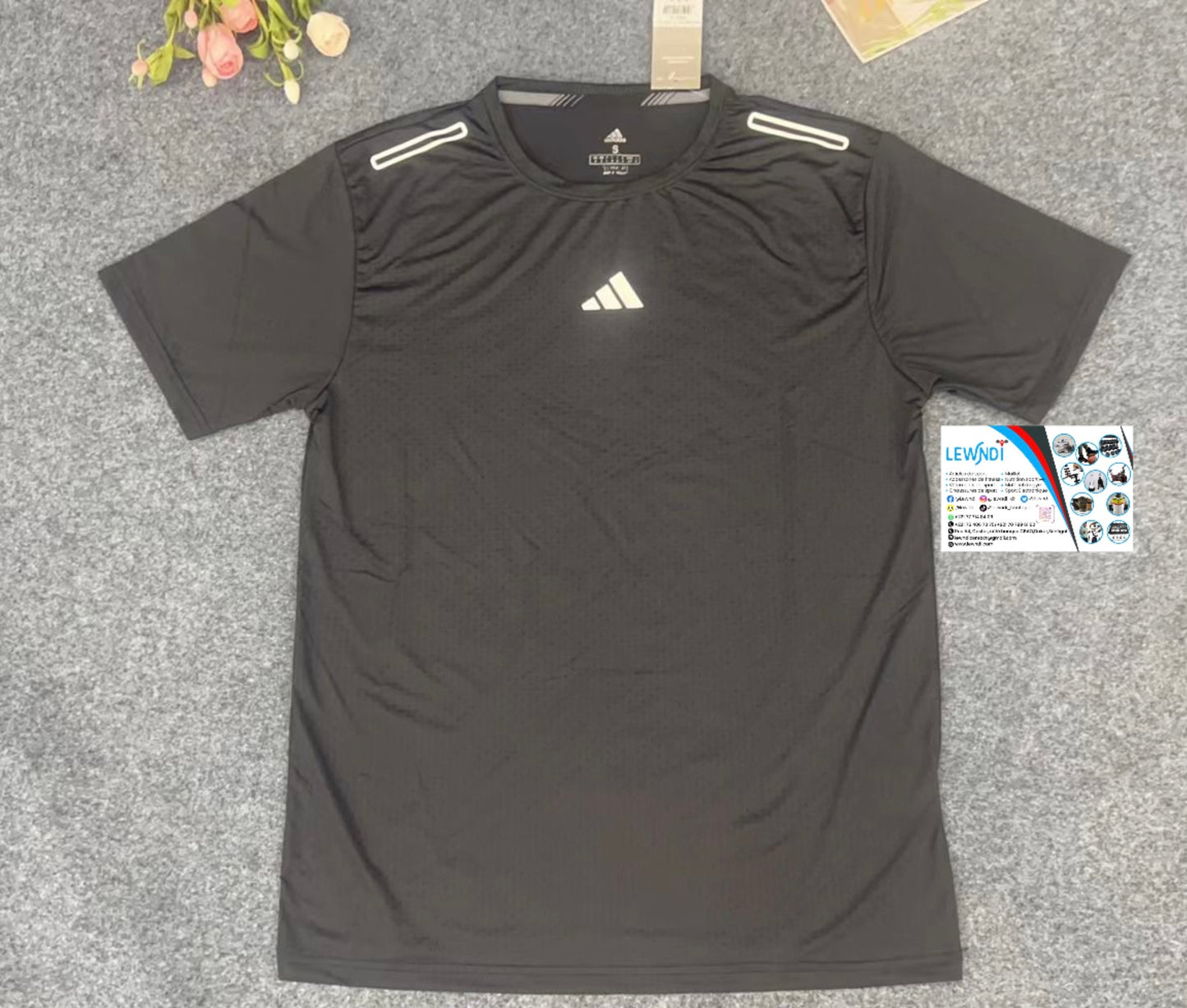 T-shirt sport fitness adidas (Noir) MSTS01