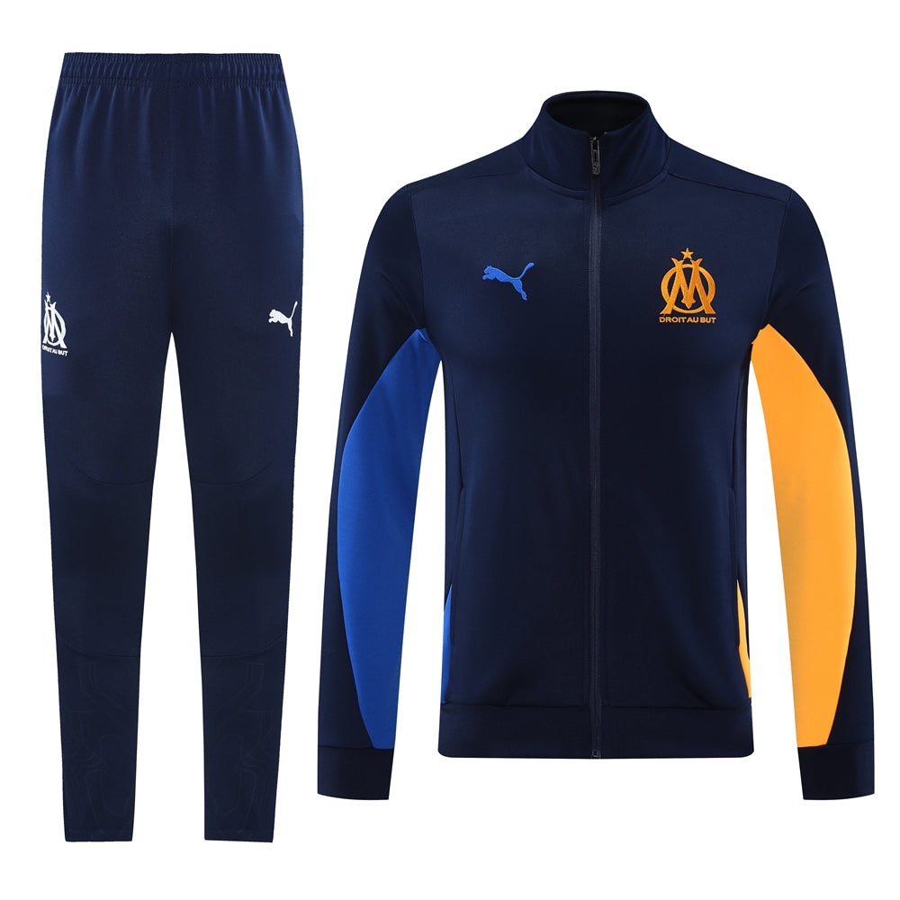Ensemble Survêtement Olympique de Marseille (Bleu/Orange) Saison 2025