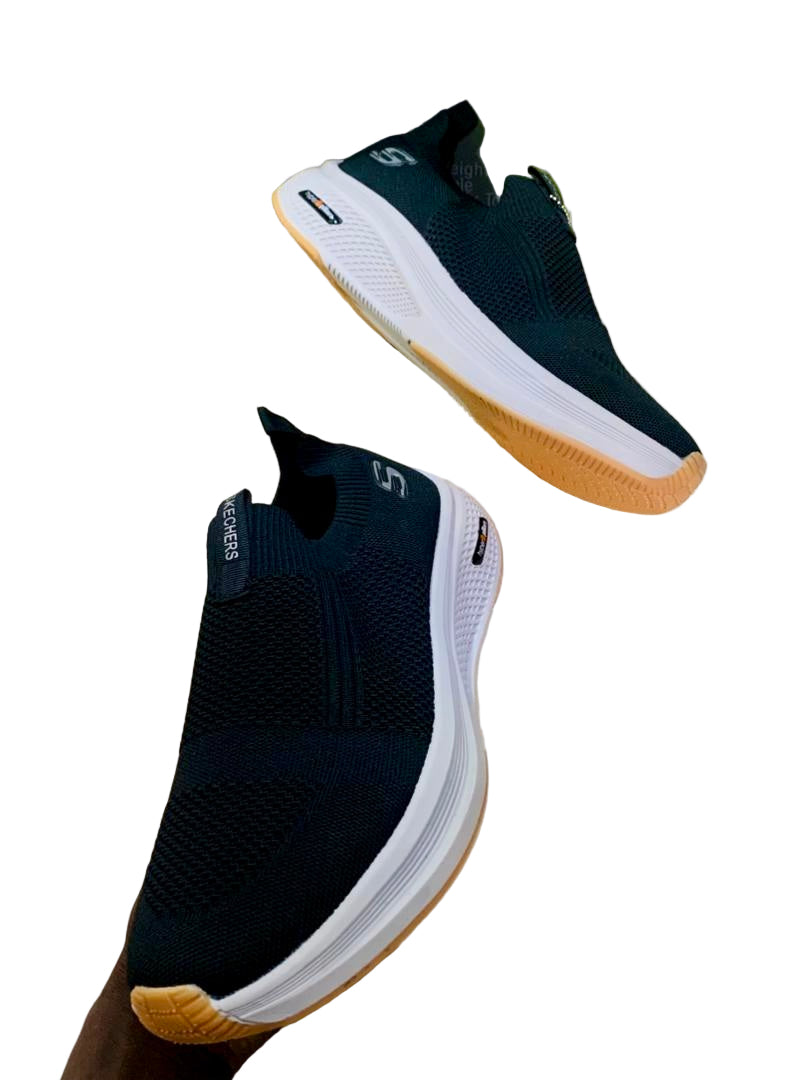 Chaussure Skechers ARCH (enfiler Big Size) Noir