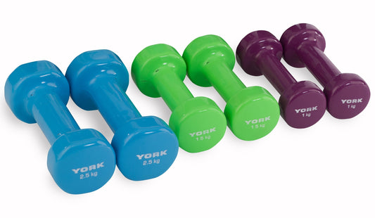 York Fitness Haltères (Fitbell) 10 KG Ensemble Dans Un Étui