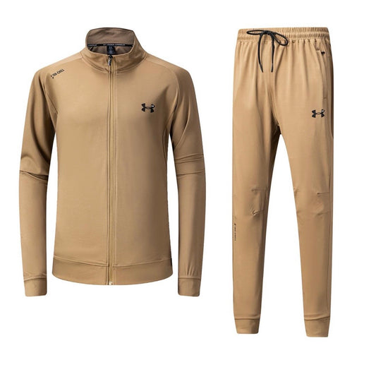 Ensemble Survêtement Classique UA Beige (coton leger) avec fermeture MSESUA02