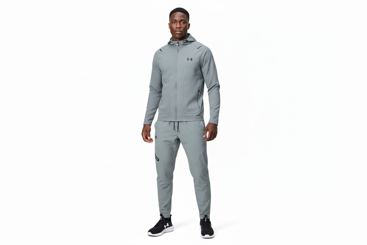 Ensemble Survêtement Capuche Performance (Toiles) – Under Armour Argent ECUAMS 03