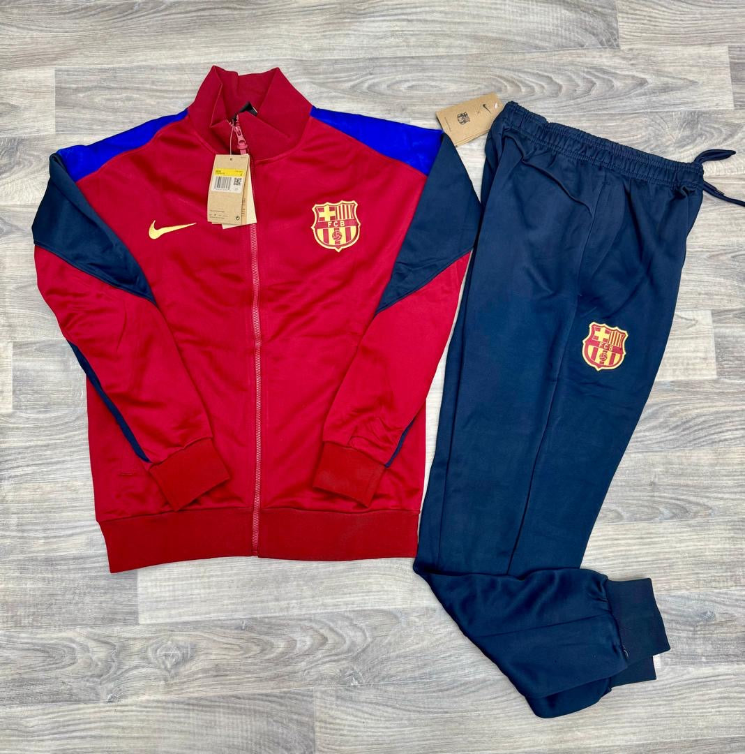 Ensemble Survêtement FC Barcelona (Rouge/Bleu) Saison 2024-2025
