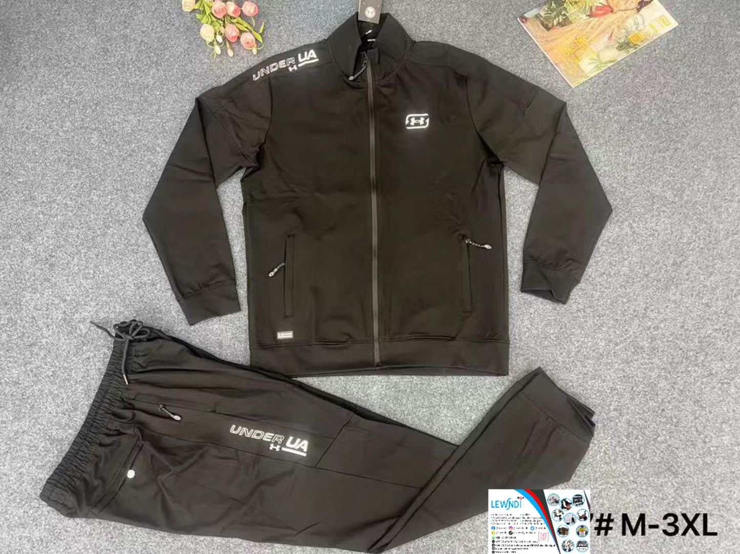 Ensemble Survêtement classique Noir Under Armour MSSUA01