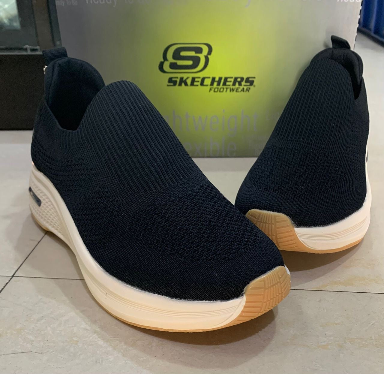 Chaussure Skechers Flexible (Noir) confort